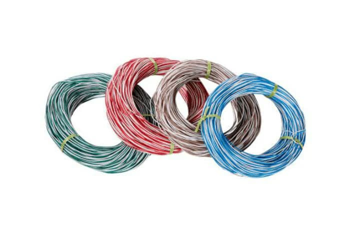 سیم رانژه TC/2*0.6 سفید مشکی