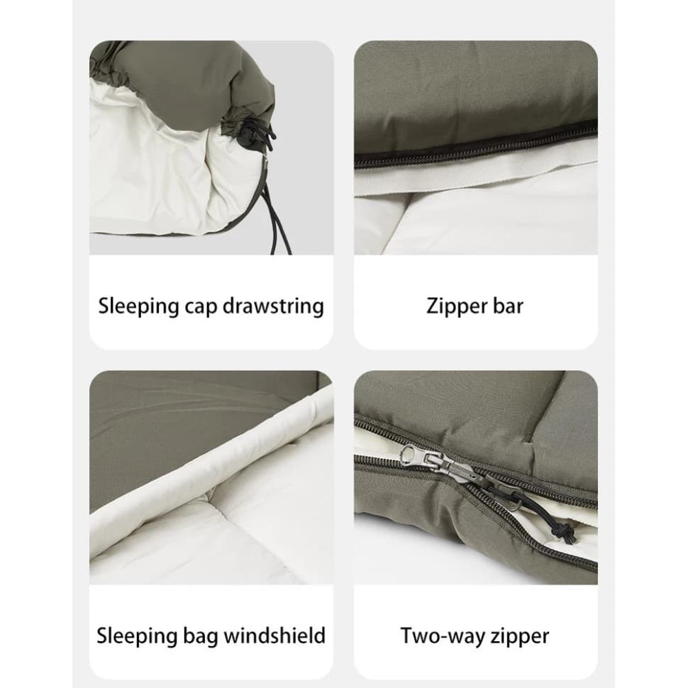 کیسه خواب نیچرهایک Naturehike LD350 4Season Spliceable Camping Sleeping Bag – CNK2300SD016 — تصویر ۶