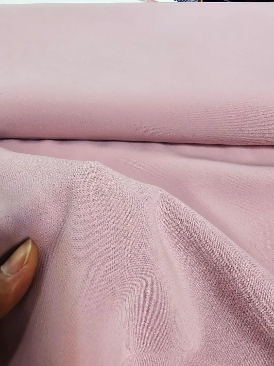پارچه کرپ کنزو ژاپن رنگ صورتی
