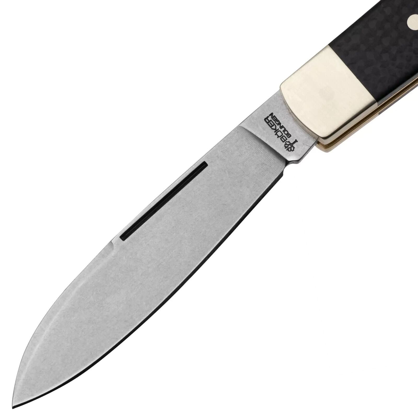 چاقو بوکر زولینگن بارلو پرایم Böker Solingen Barlow Prime Jute Micarta Black — تصویر ۳