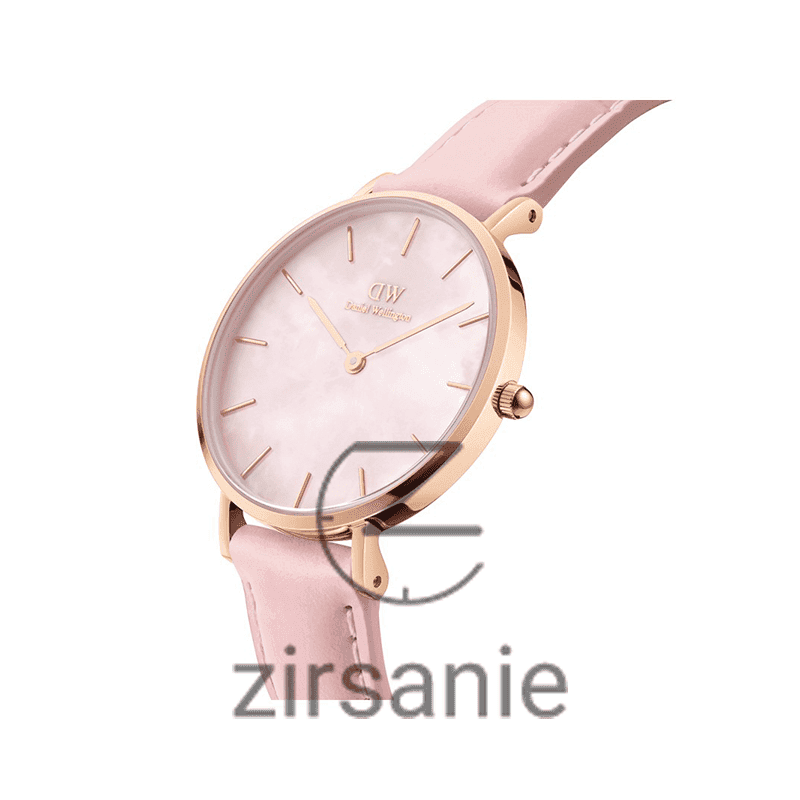 ساعت مچی زنانه دنیل ولینگتون Daniel Wellington Leather Rosegold Pink — تصویر ۶