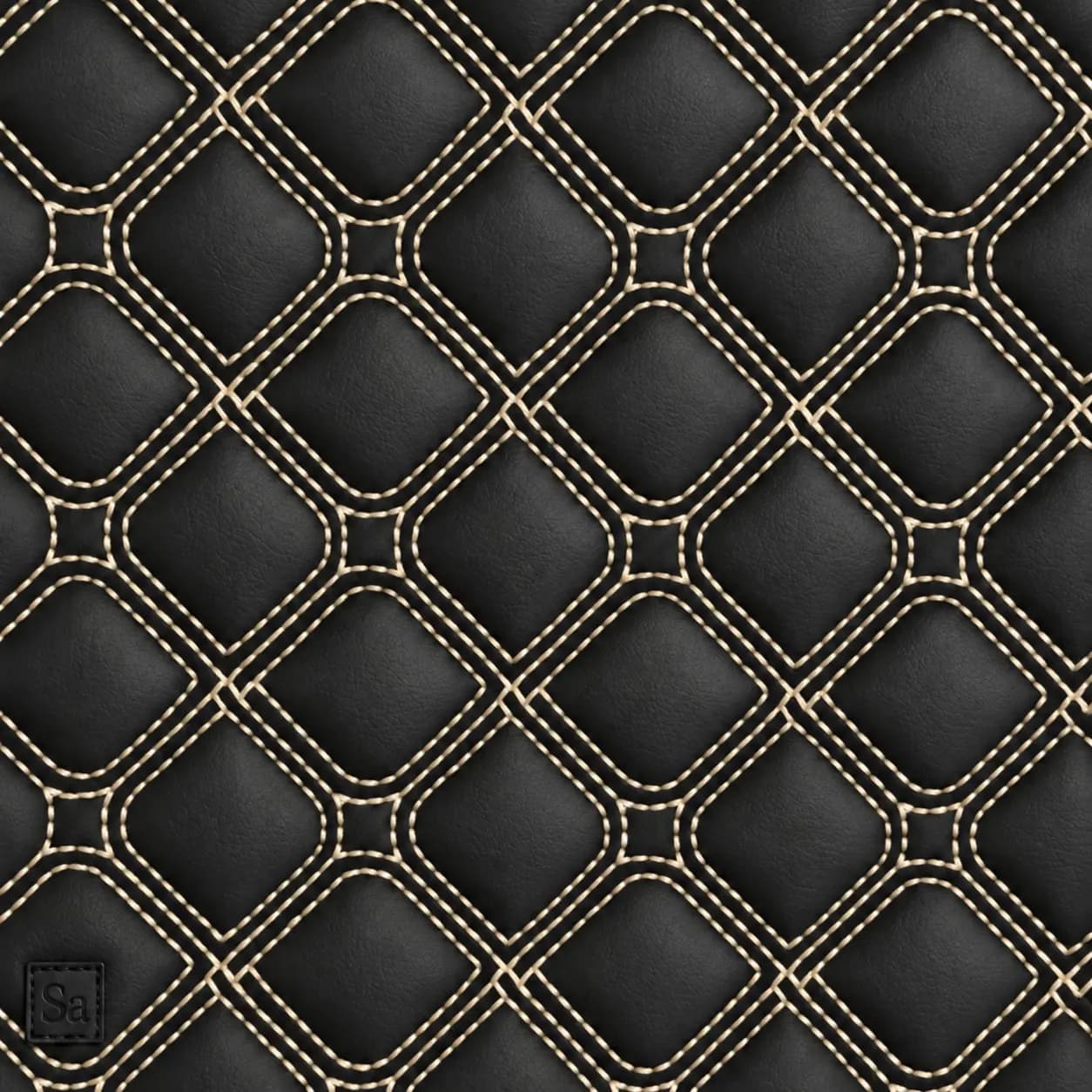 چرم PVC گلدوزی سهبعدی نقشینه سارووان – کد E-L-14 — تصویر ۸