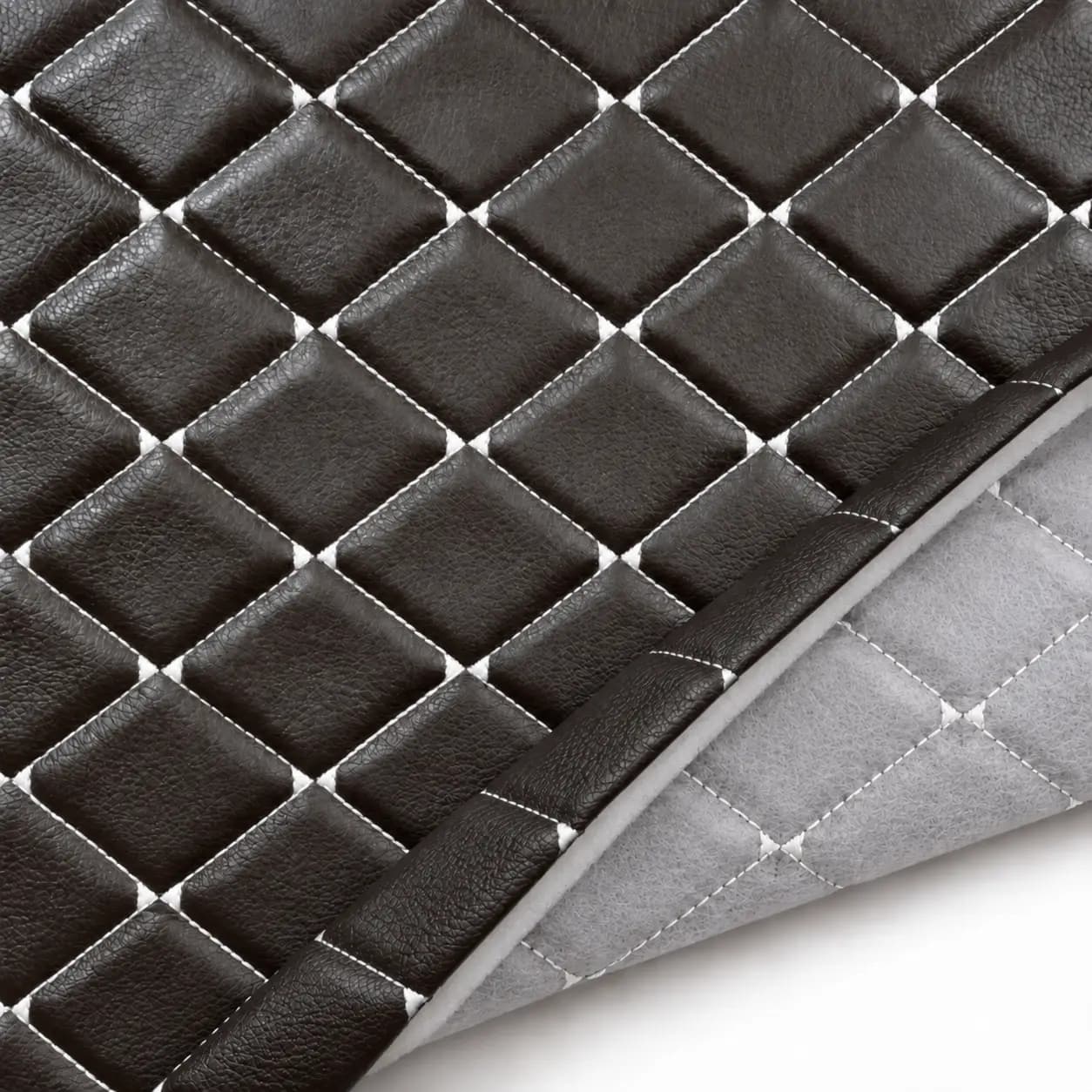 چرم PVC گلدوزی سهبعدی پاپیون لوزی سارووان – کد E-L-21