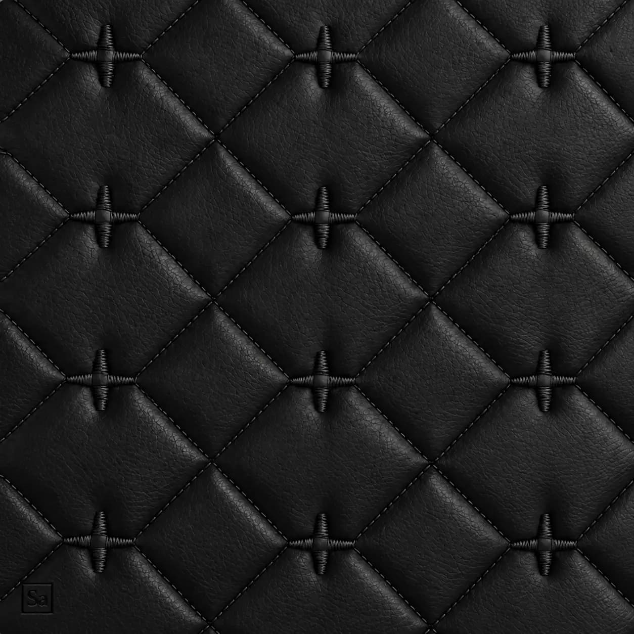 چرم PVC گلدوزی سهبعدی پلاس سارووان – کد E-L-30 — تصویر ۷