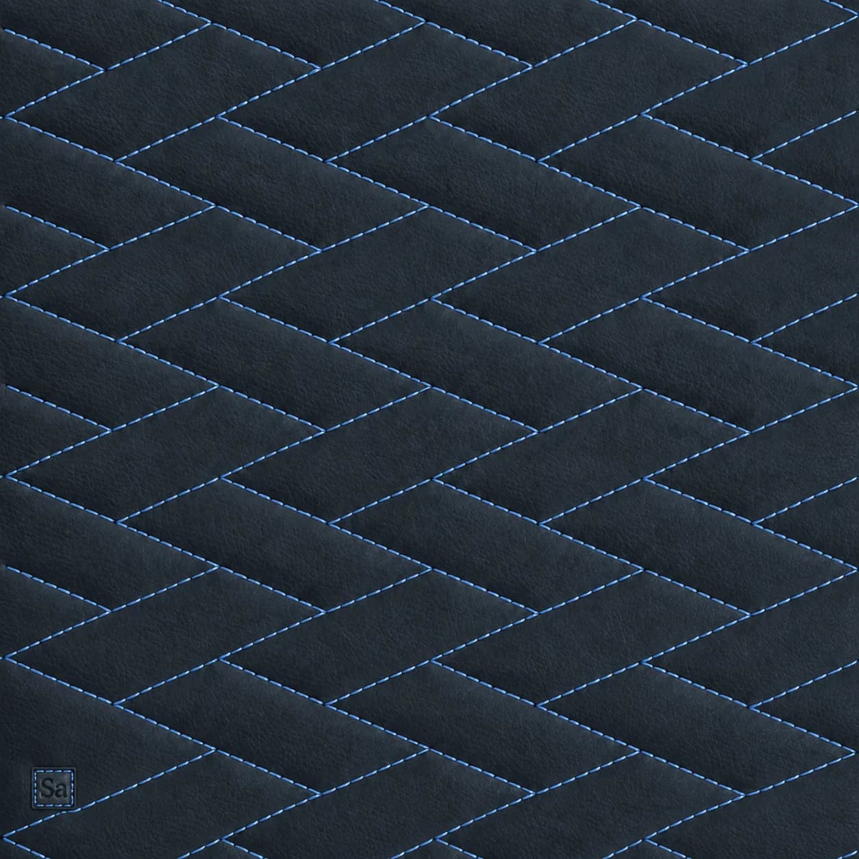 چرم PVC گلدوزی سهبعدی حصیری سارووان – کد E-L-۱0 — تصویر ۵