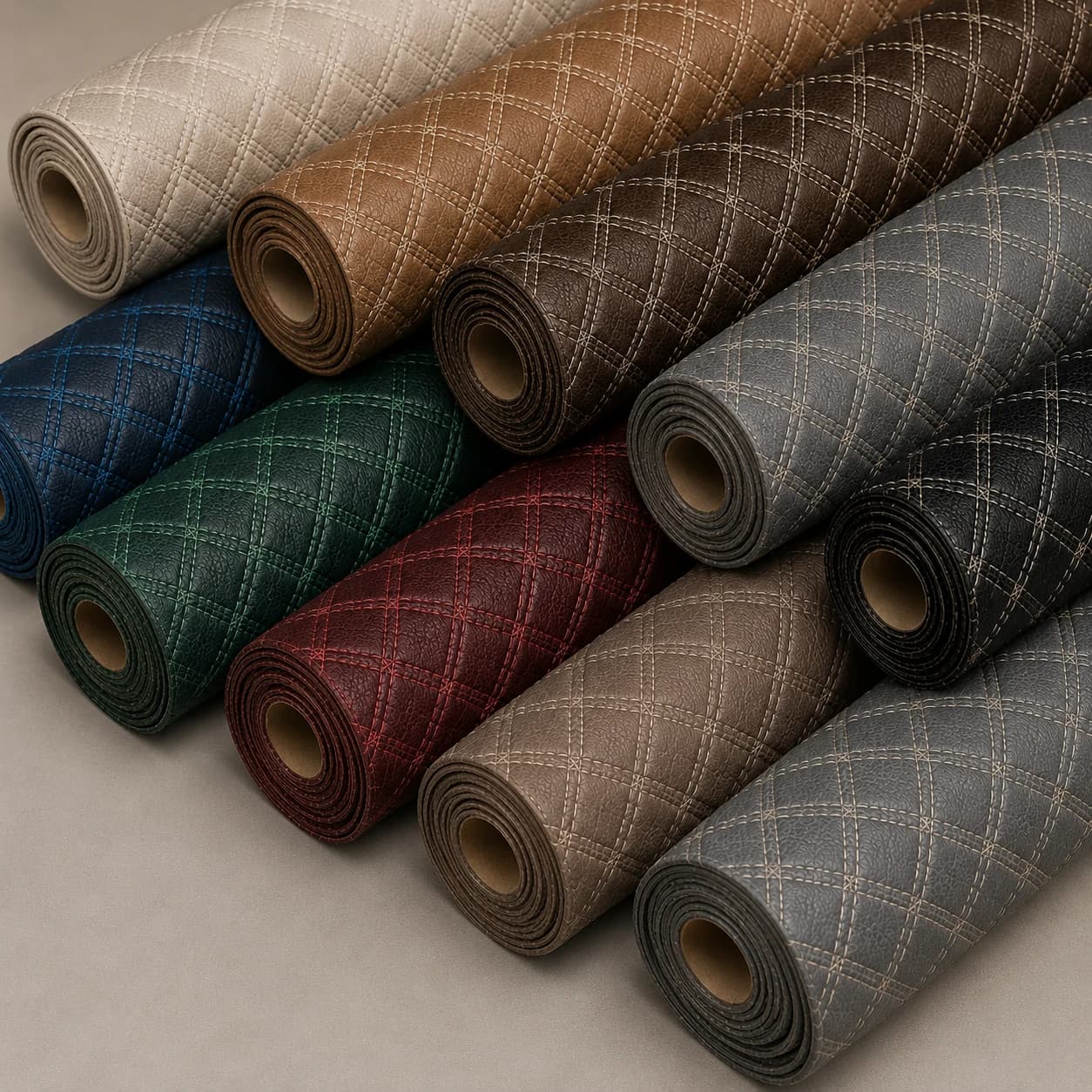 چرم PVC گلدوزی سهبعدی الماس سارووان – کد E-L-۲ — تصویر ۲