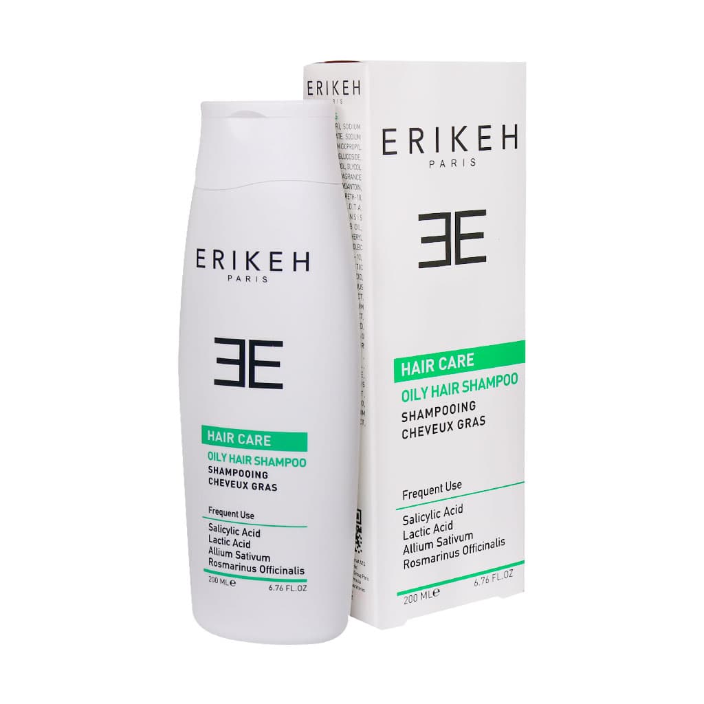 شامپو روزانه مخصوص موهای چرب اریکه ۲۰۰ میلی لیتر Erikeh Greasy Hair Shampoo 200 ml — تصویر ۲
