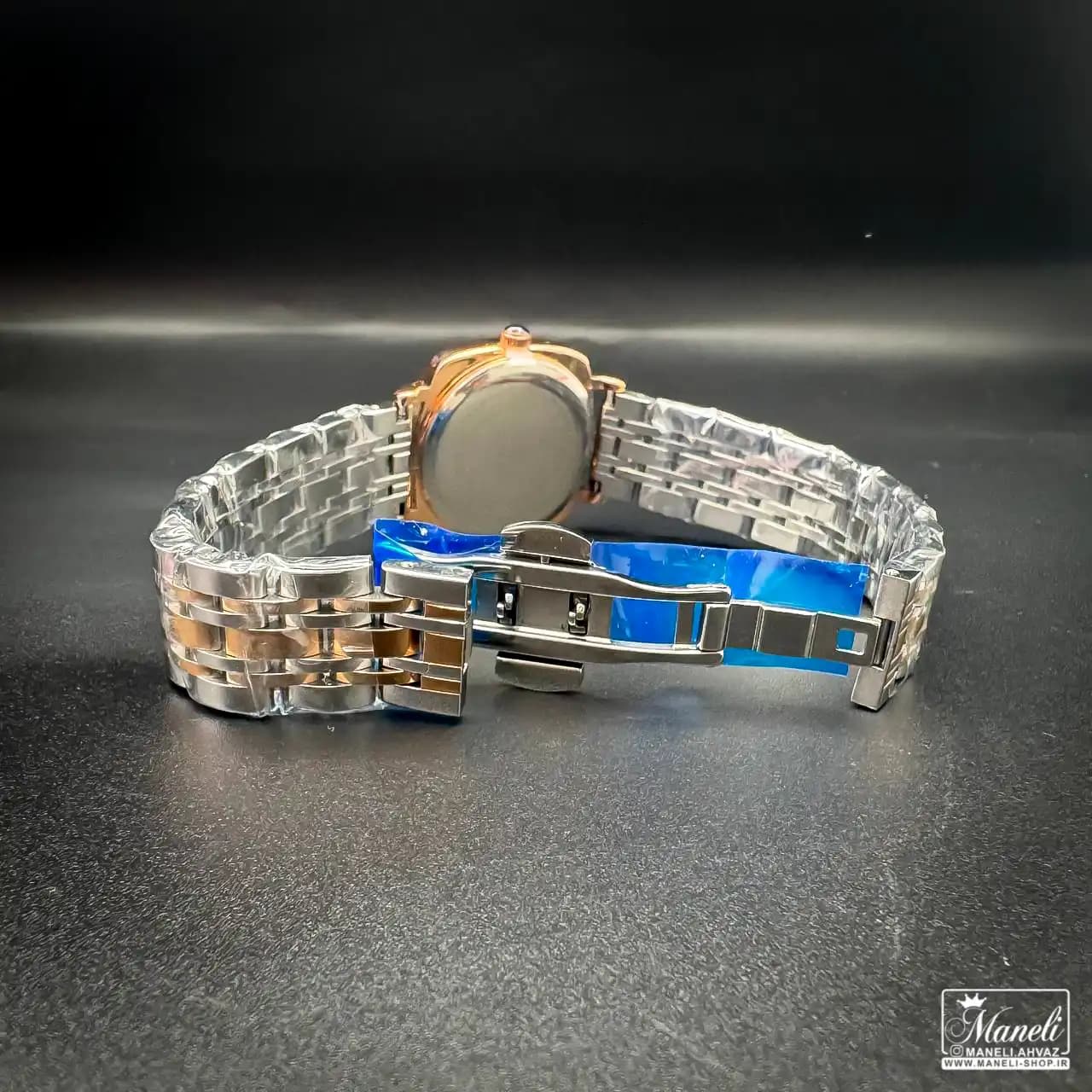ساعت زنانه رولکس دورنگین دورنگ رزگلد نقره ای Rolex Cellini — تصویر ۳