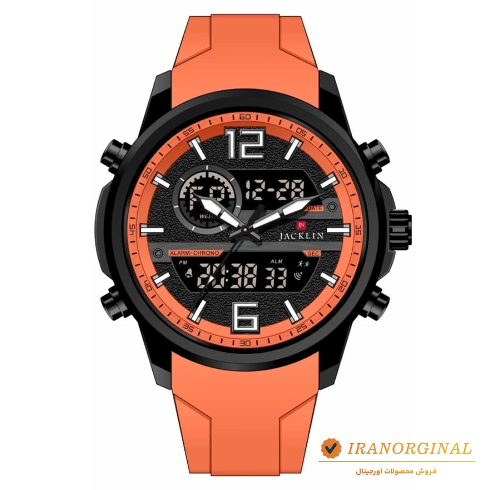 ساعت دو زمانه جاکلین مردانه Jacklin Watch 1399520ML