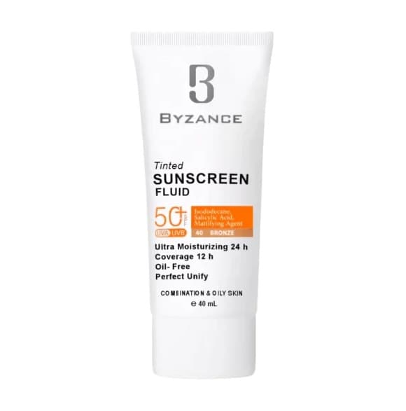 ضد آفتاب فاقد چربی بیزانس برنز 40ml spf 50