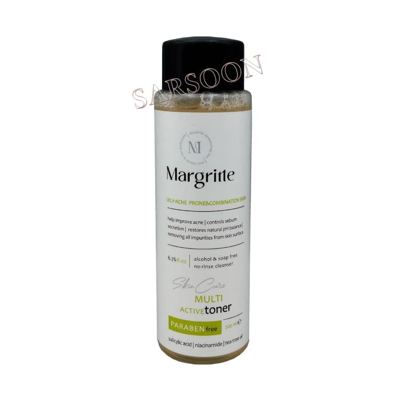 تونر مولتی اکتیو پوست چرب و مختلط مارگریت Margritte MARGRITTE MULTI ACTIVE TONER OILY SKIN