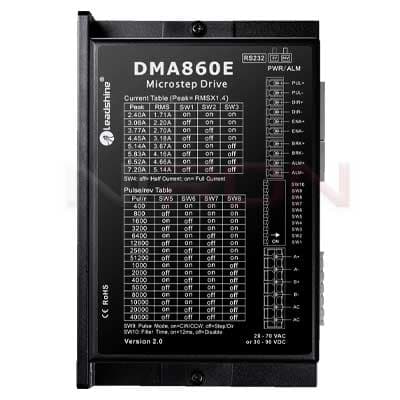 درایور استپ موتور دوفاز 6 آمپر لیدشاین مدل DM860E — تصویر ۲
