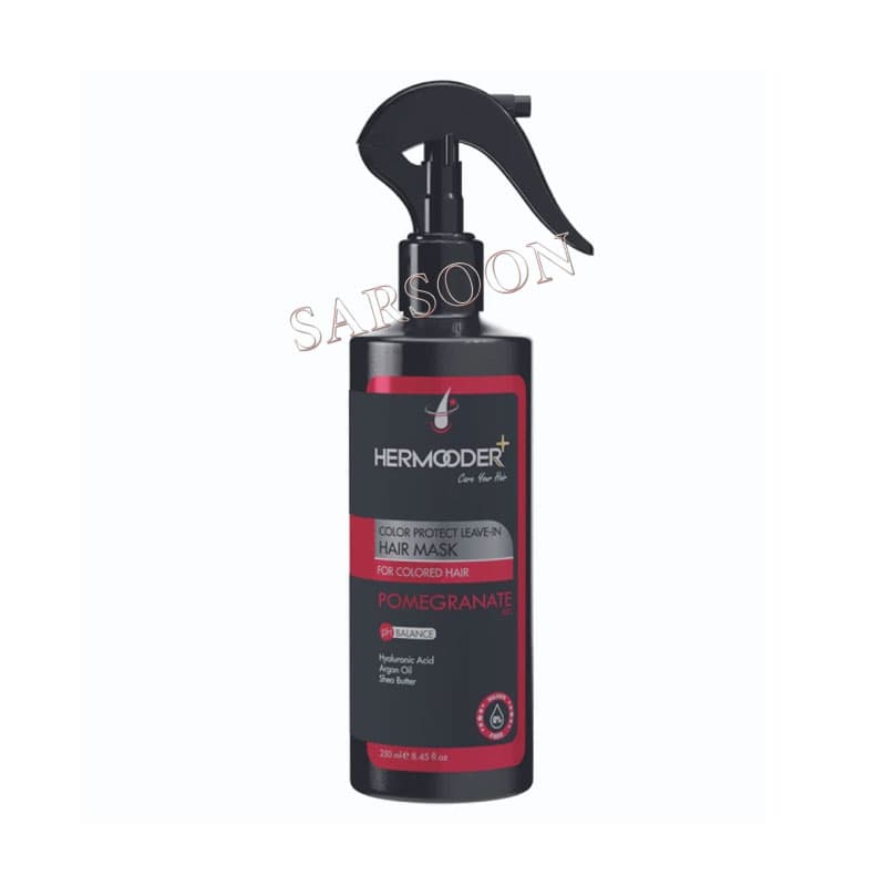 ماسک مو مدل Color Protect حجم 250 میلی لیتر هرمودر Hermooder Plus Color Protect Leave In Hair Mask 250ml