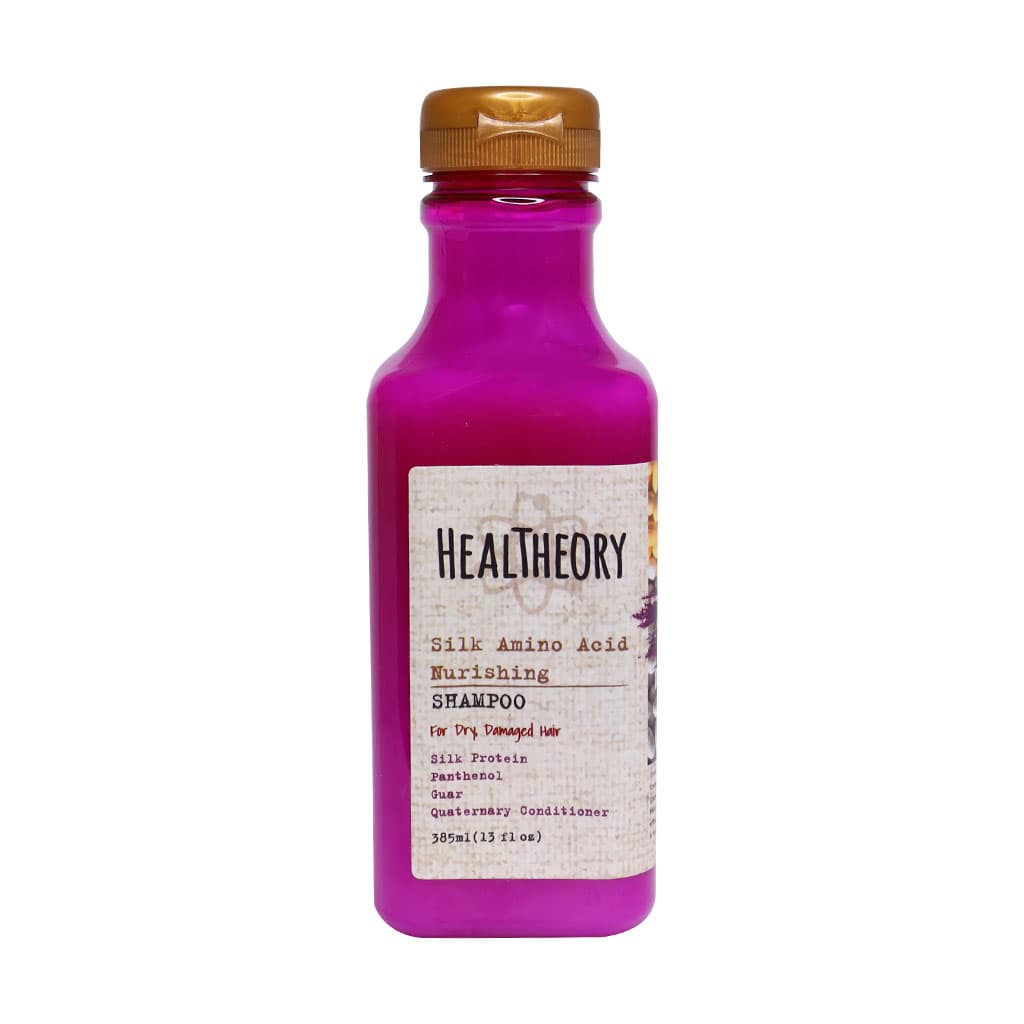 شامپو موی خشک حاوی پروتئین ابریشم هلس تئوری 385 میلی لیتر Healtheory Silk Amino Acid Nurishing Shampoo 385 ml