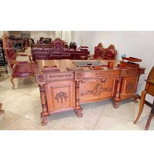 میز مدیریت شاهنشاهی کد 170 برند فضاسیستم — تصویر ۹
