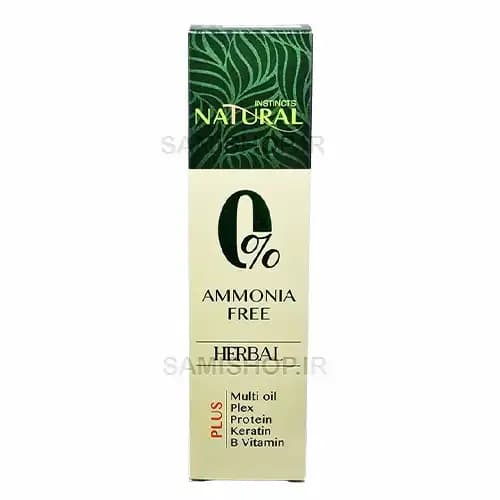 رنگ موی بدون آمونیاک نچرال Natural ، شماره 1/0 — تصویر ۳