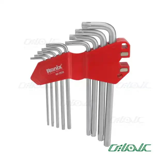 آچار آلن ستاره ای رونیکس مدل RH-2036 مجموعه 9 عددی — تصویر ۴