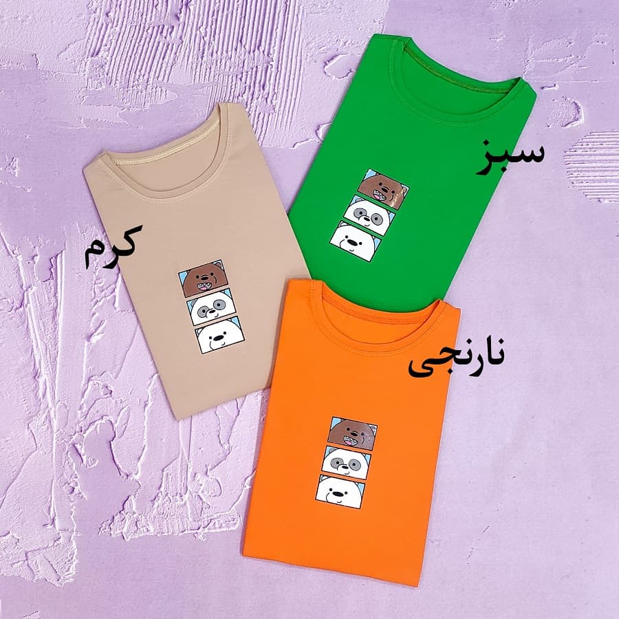 تیشرت کیوت زنانه کد TSH08 — تصویر ۵