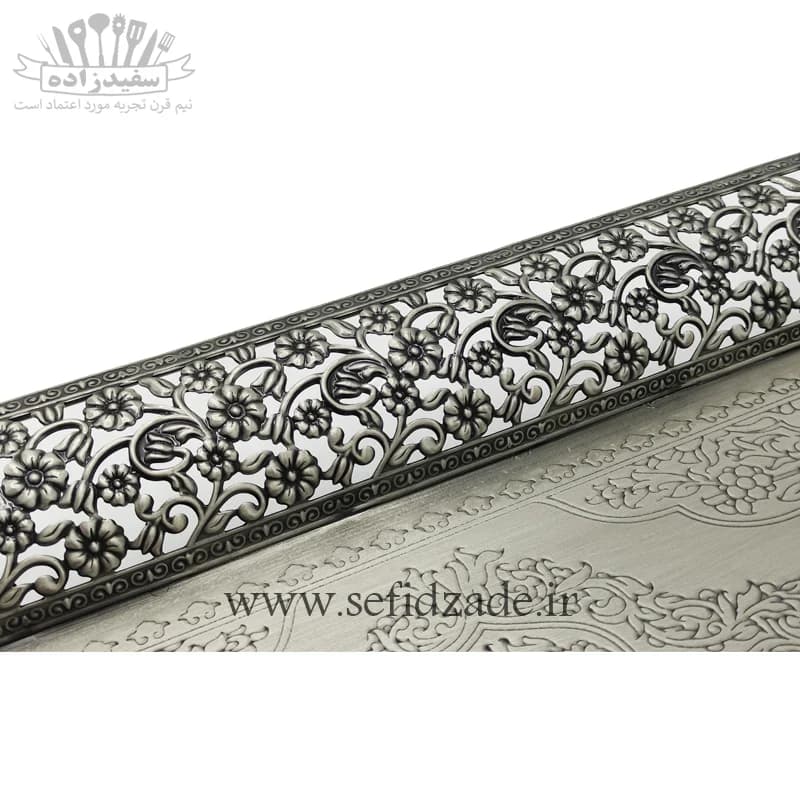 سینی پذیرایی مستطیل سلینا مدل گلریز پیوتر کد 1174 (کوچک) — تصویر ۵
