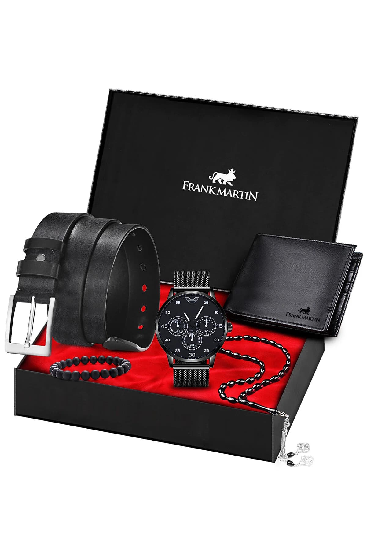 ست هدیه اکسسوری مردانه فرانک مارتین Frank Martin Man Accessories Gift Pack 20-005 FRNKTN20375 — تصویر ۳