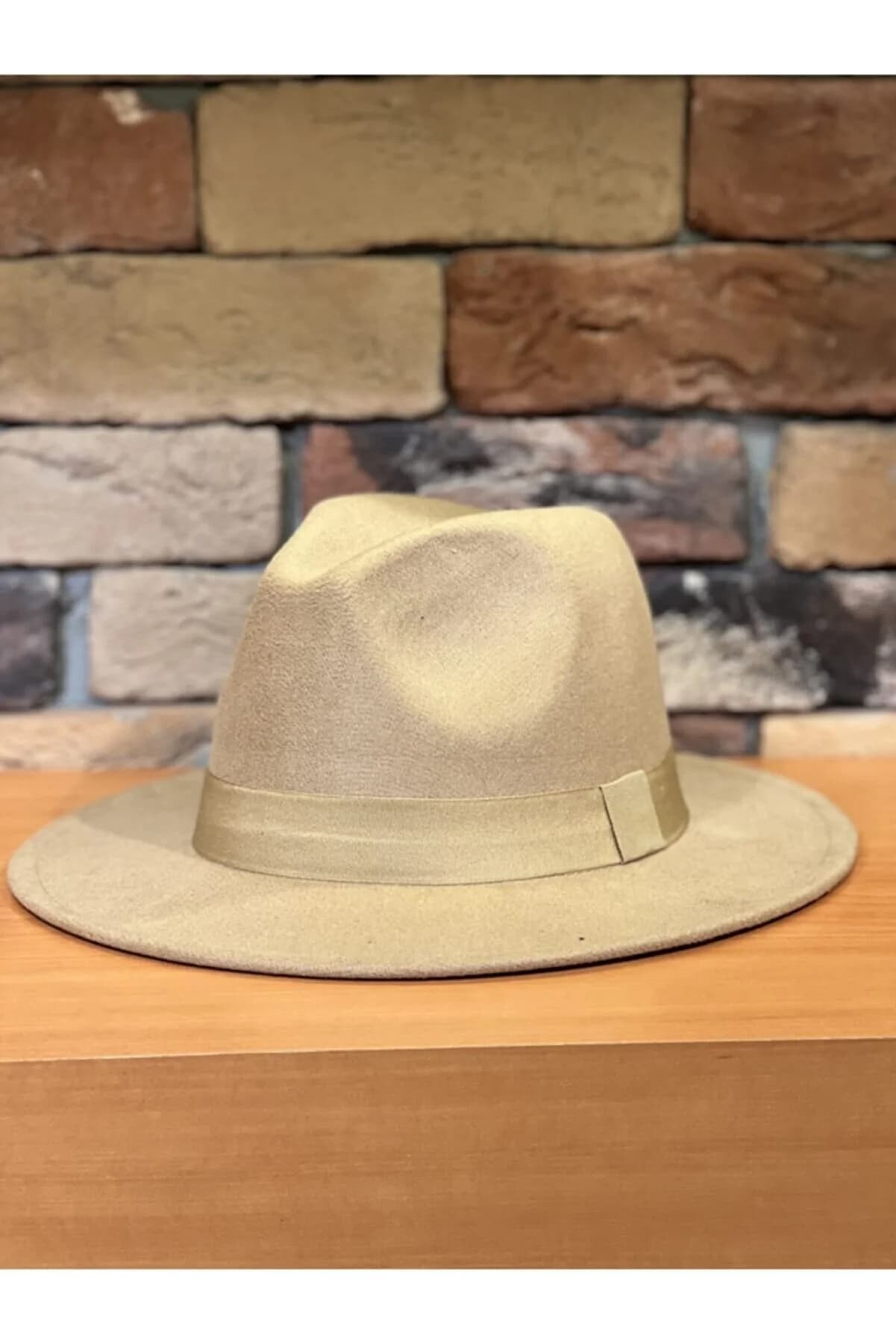 کلاه شاپوی فدورا نبوک بژ ماماسورباتیMamasorbatti Fedora Nabuk Beige 1101764 — تصویر ۲