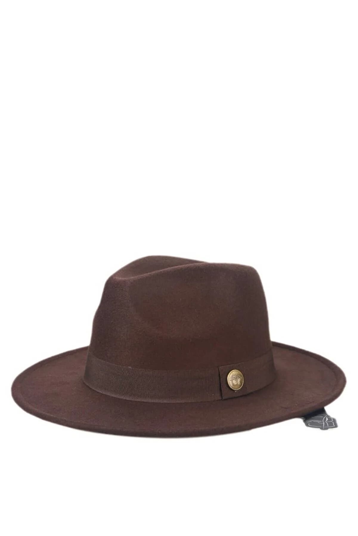 کلاه شاپوی فدورا کشمیری قهوه ای ماماسورباتیMamasorbatti Fedora Kashmir Brown TYC00587503637 — تصویر ۲