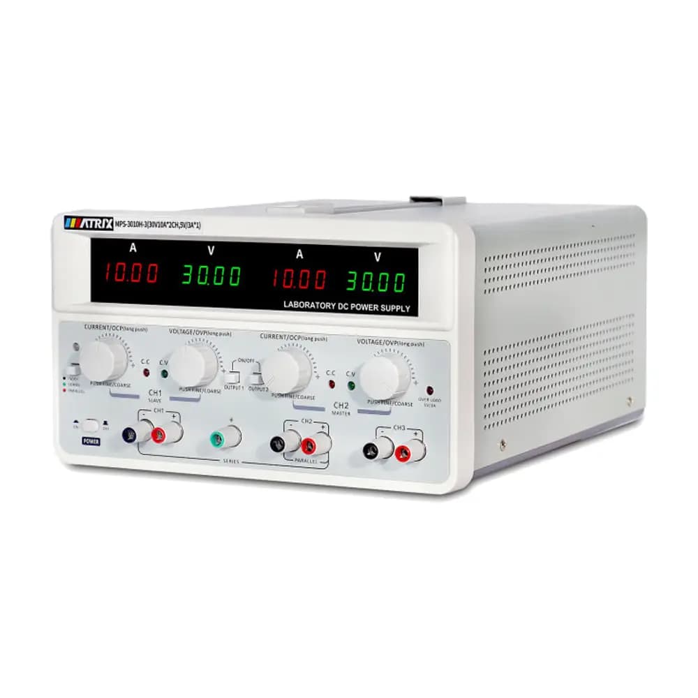 منبع تغذیه دوبل 60 ولت 5 آمپر ماتریکس MATRIX MPS-6005H-3 — تصویر ۴