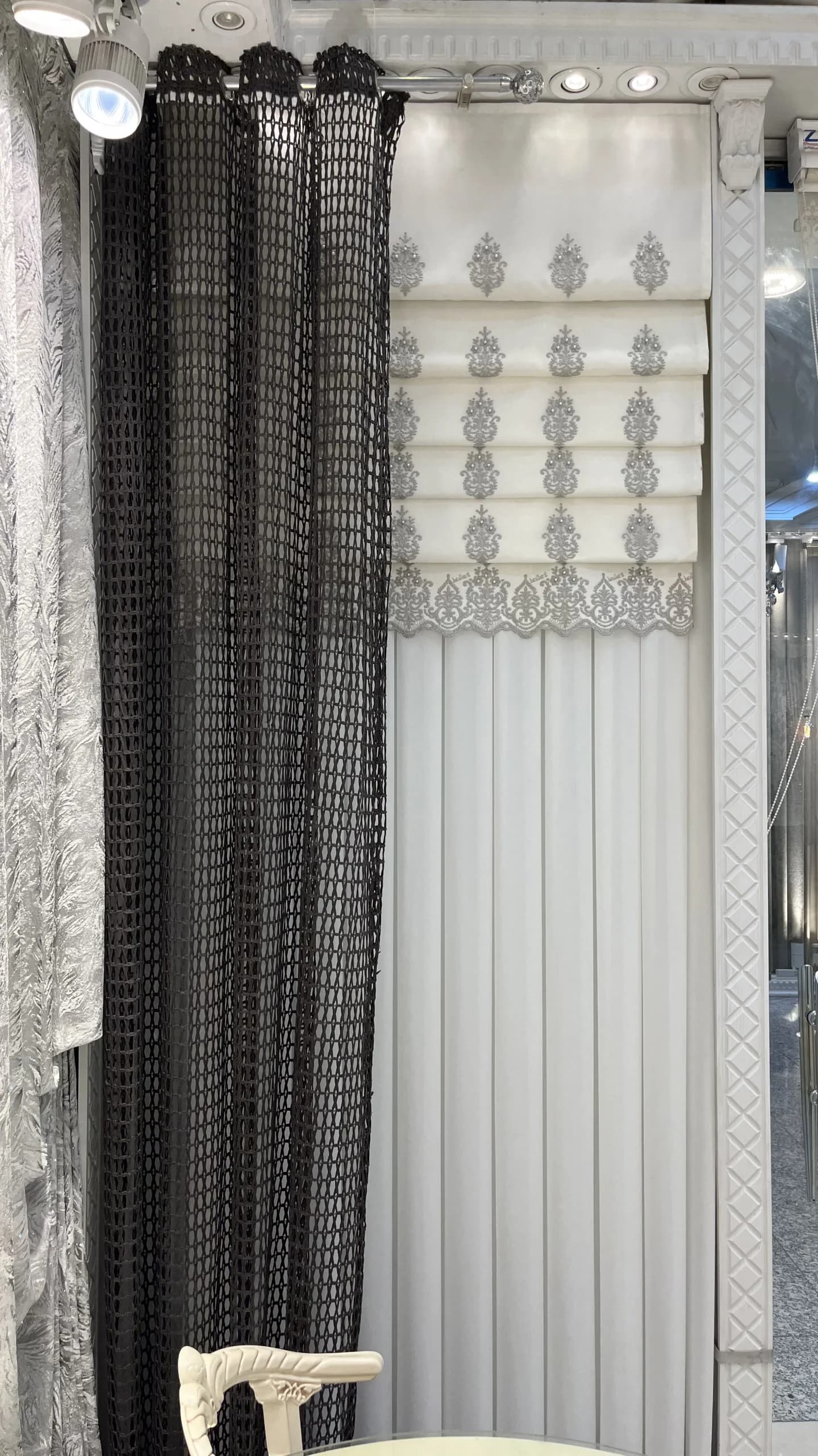 پرده حریر ساده شاین — تصویر ۲