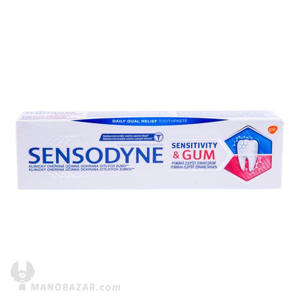 خمیر دندان سنسوداین ضد حساسیت دندان و لثه مدل گام اصل انگلیس ا SENSODYNE SENSITIVITY & GUM
