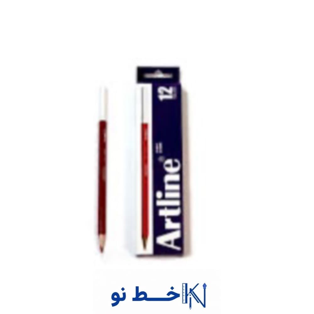 مداد قرمز آرتلاین (12 عددی )