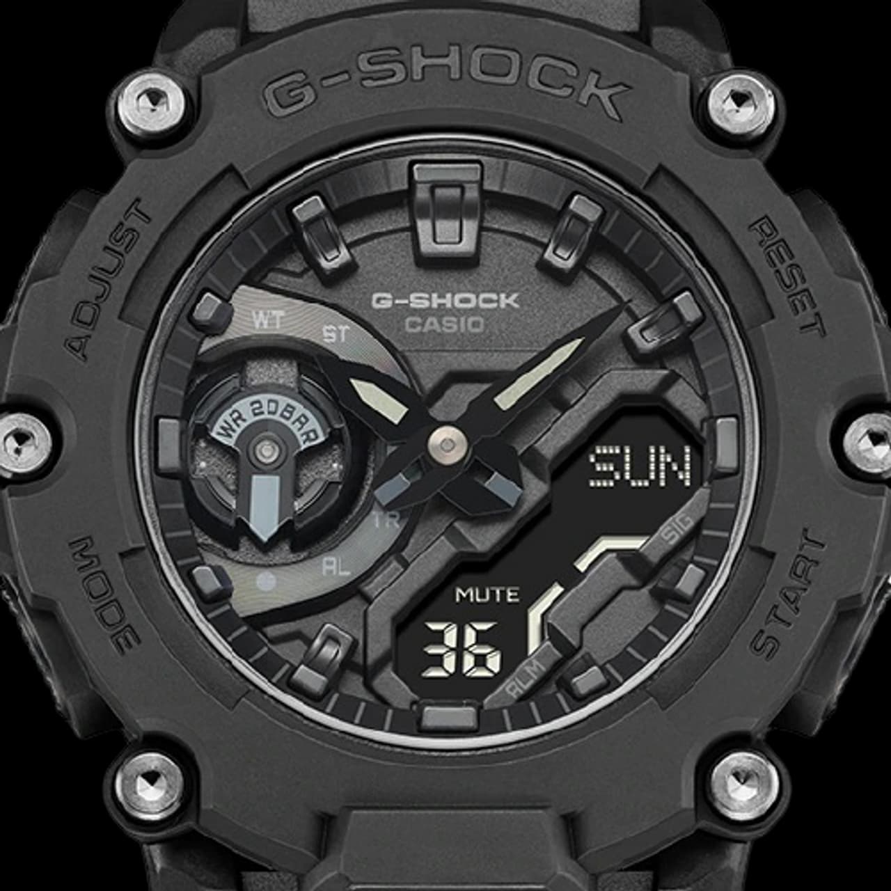 ساعت کاسیو جی شاک / CASIO – مدل GA-2200BB-1A ا G-SHOCK — تصویر ۴