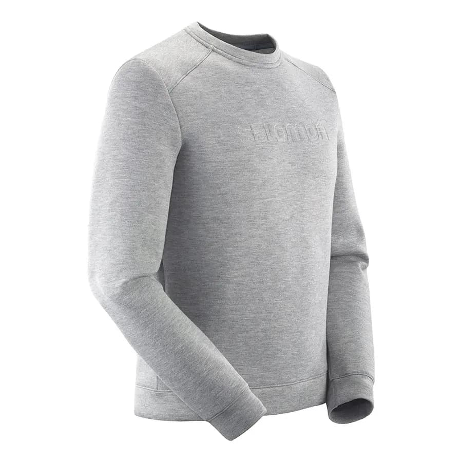 بلوز زمستانی سالامون / SALOMON – مدل Sight Crewneck / طوسی — تصویر ۵