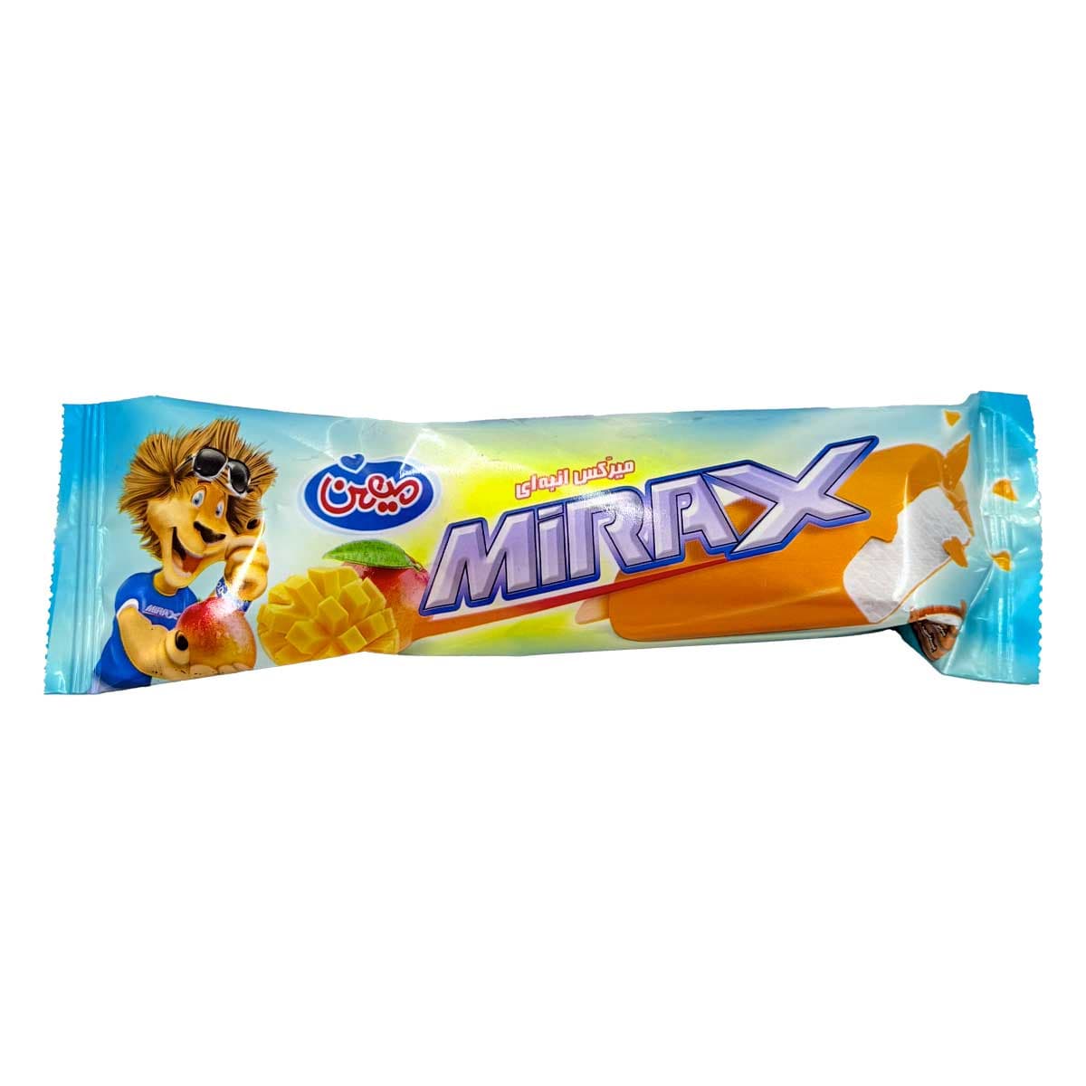 بستنی چوبی وانیلی با روکش انبه میرکس میهن 60 گرم