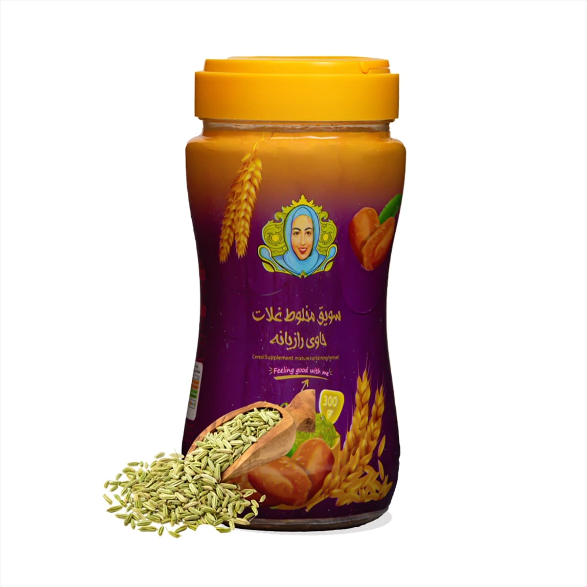 سویق شیرافزا (مخلوط غلات حاوی رازیانه)