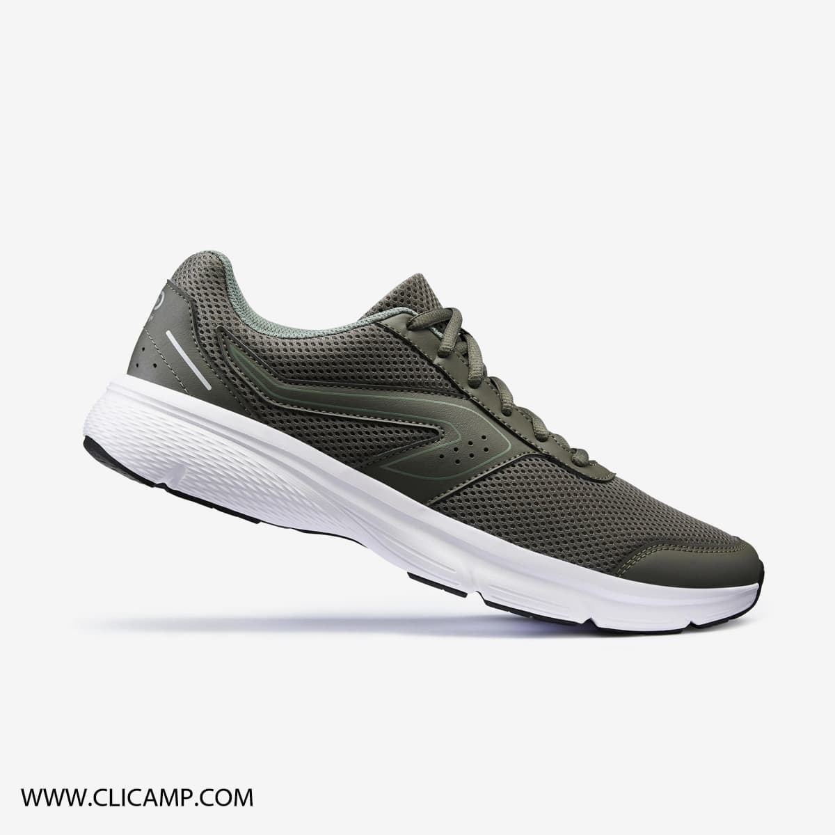 کفش رانینگ دکتلون / Kalenji – مدل RUN CUSHION / زیتونی