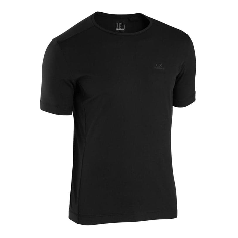 تیشرت آستین کوتاه دکتلون / KALENJI – مدل +Run Dry / مشکی — تصویر ۸