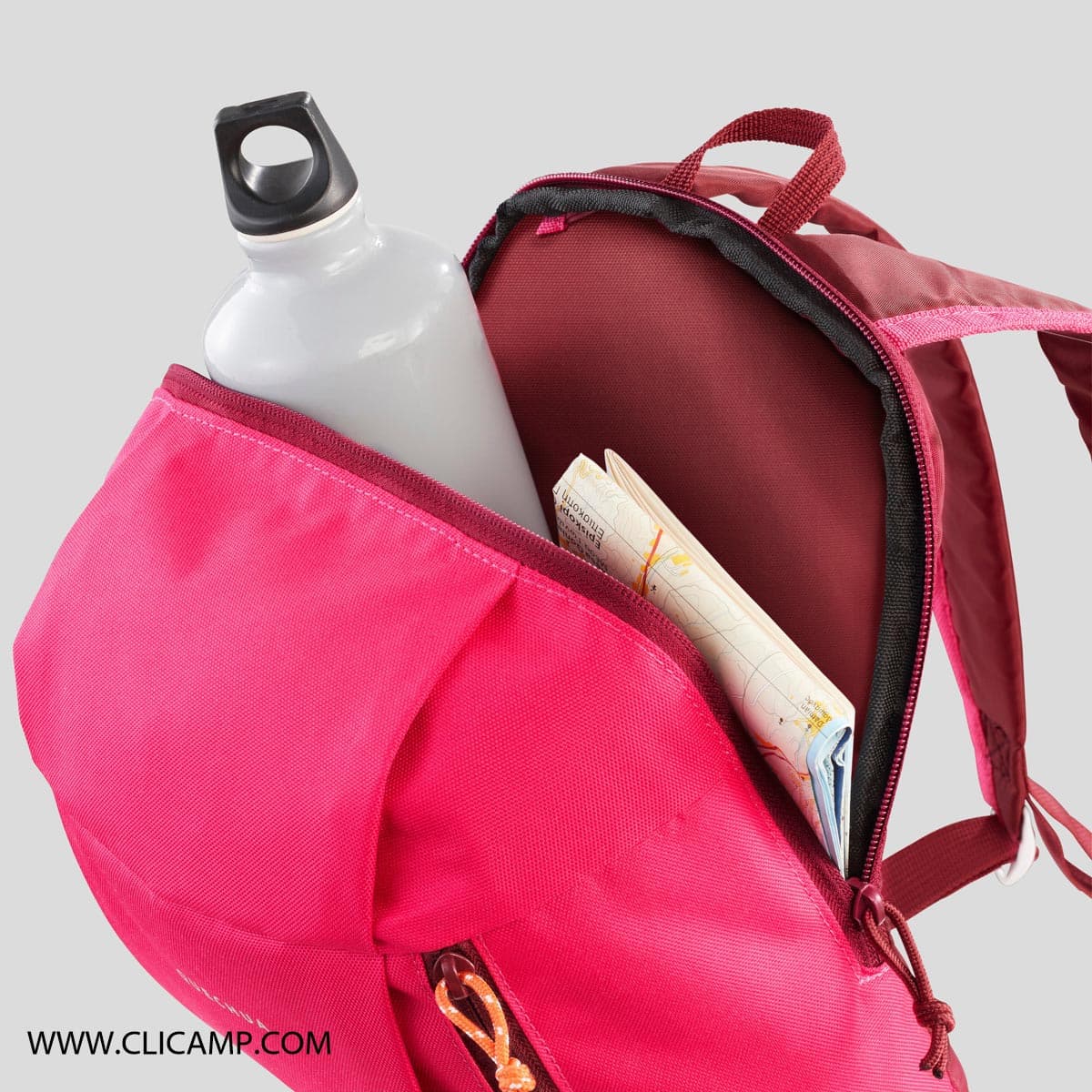 کوله پشتی کچوا / QUECHUA – مدل NH100 10L / صورتی — تصویر ۵