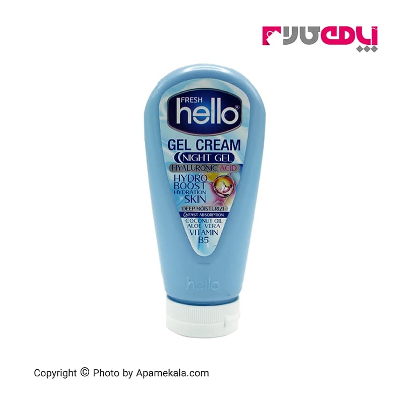ژل آبرسان هلو فرش مدل Night Gel حجم 150 میلی لیتر