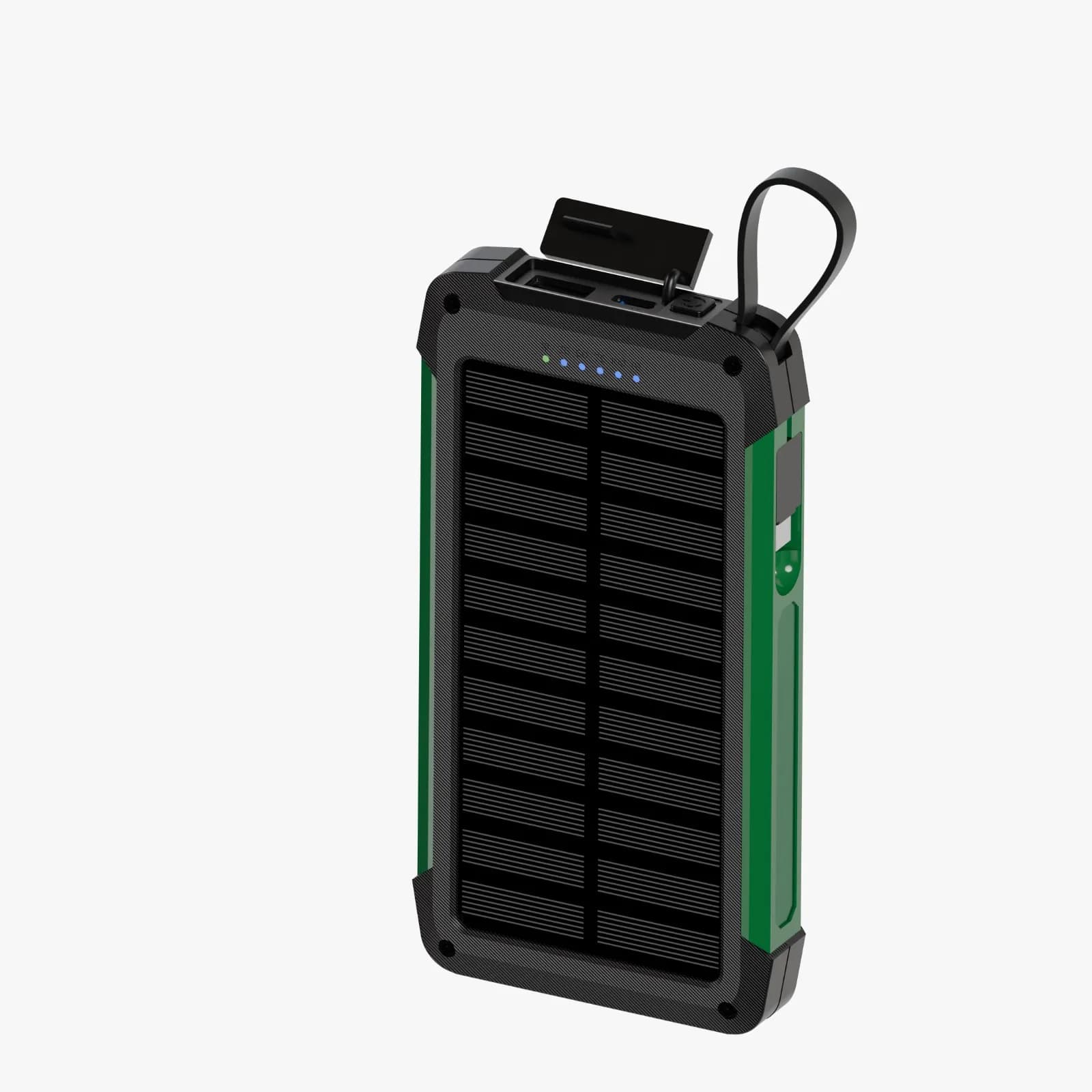 پاوربانک خورشیدی مگنتی 10000mAh مدل Solar Trex گرین لاین — تصویر ۳