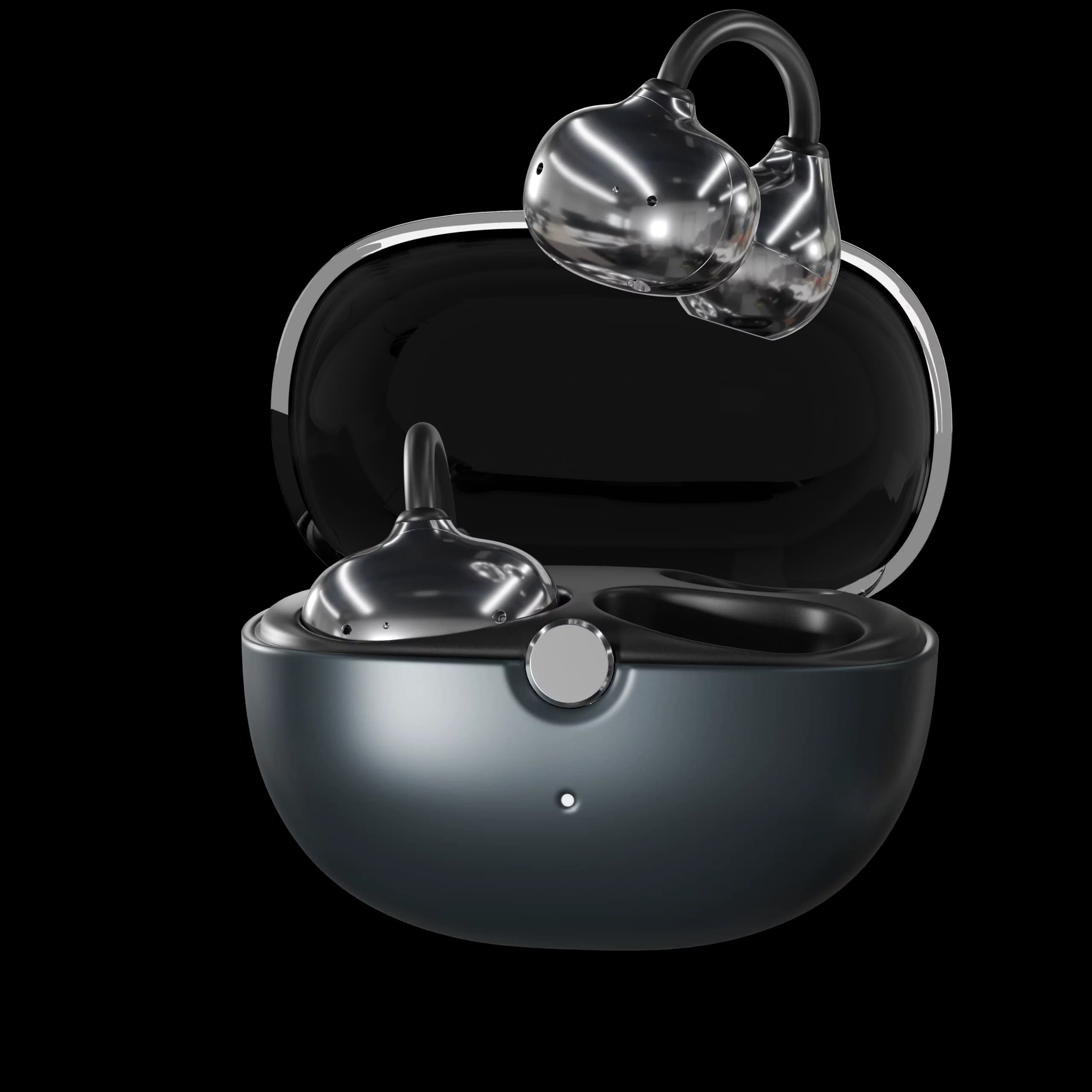 ایربادز بیسیم Clip-On مدل Malibu گرین لاین
