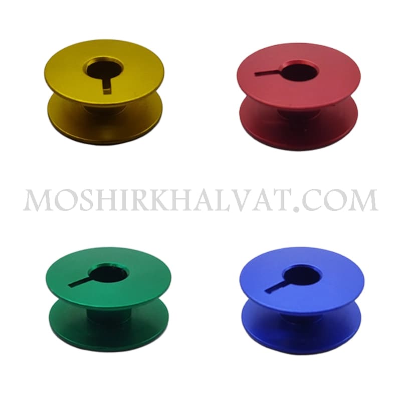 ماسوره چرخ صنعتی رنگی بسته 10 عددی