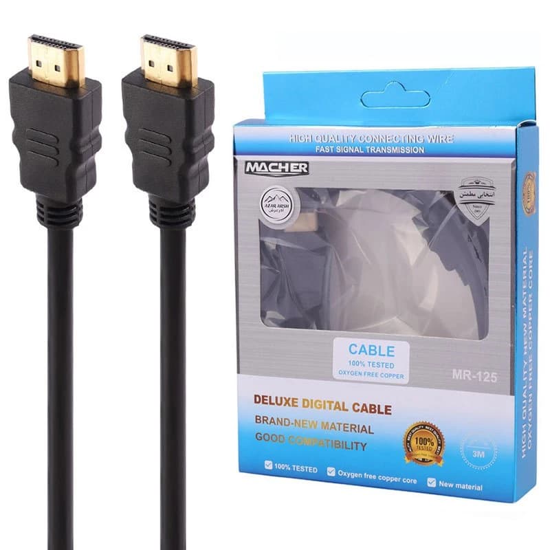 کابل HDMI مچر MR-125 طول 3 متر — تصویر ۲
