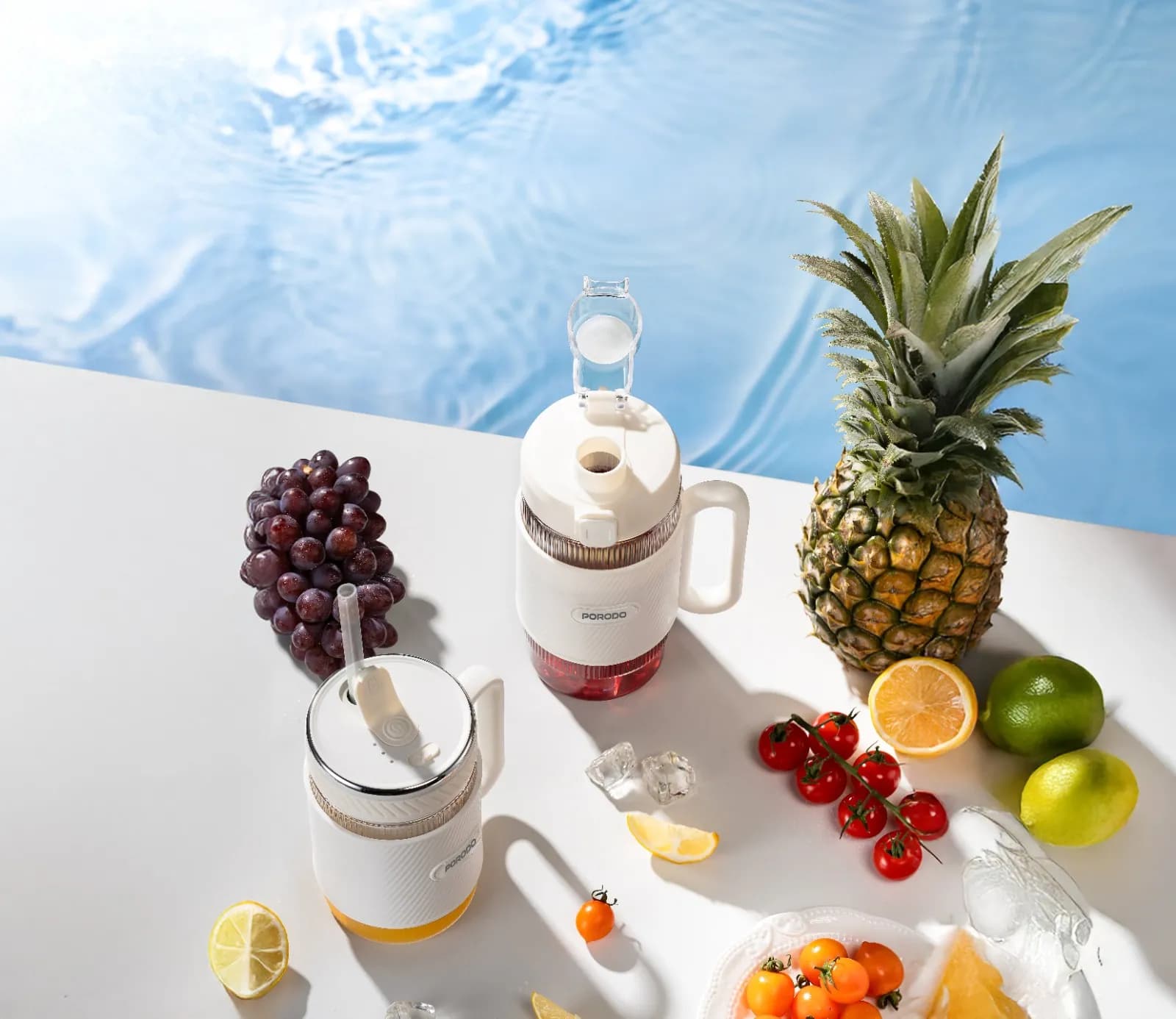 اسموتیساز قابل حمل دو لیوانه مدل Portable Dual-Cup پرودو — تصویر ۳