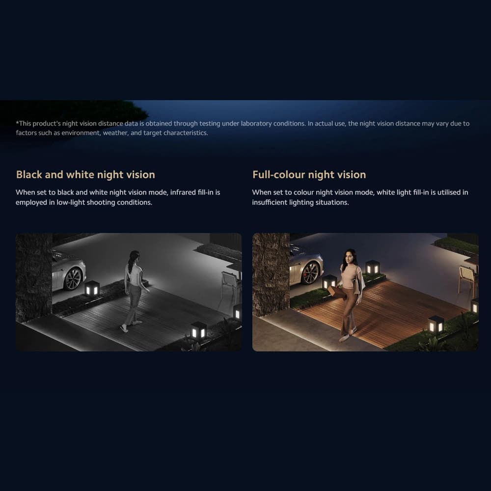 دوربین نظارتی هوشمند شیائومی مدل Xiaomi Outdoor Camera BW500 MJSXJ06BY — تصویر ۳