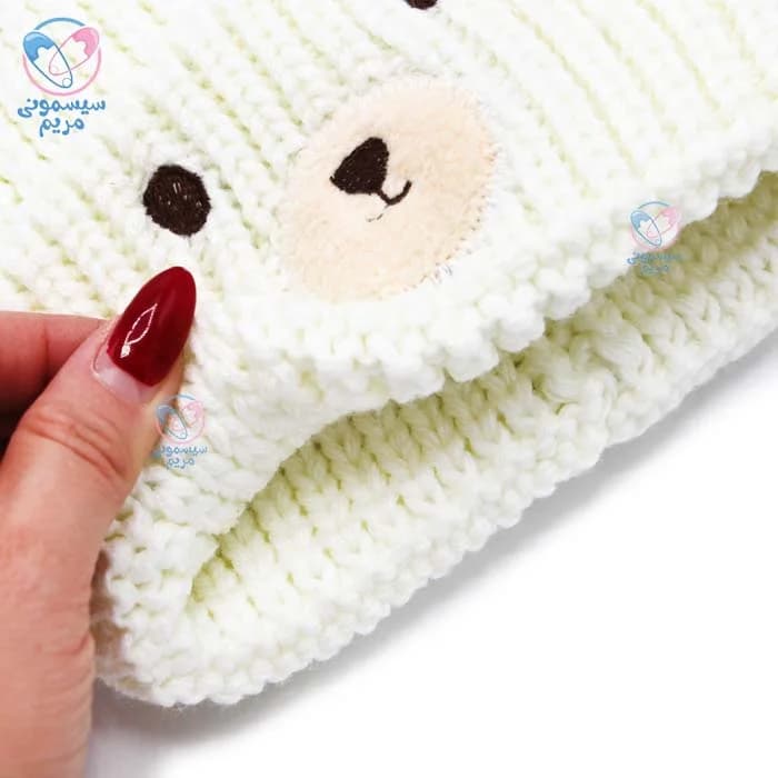 کلاه بافت زمستانی خرسی پاپو Papo Ligad 3206 — تصویر ۵