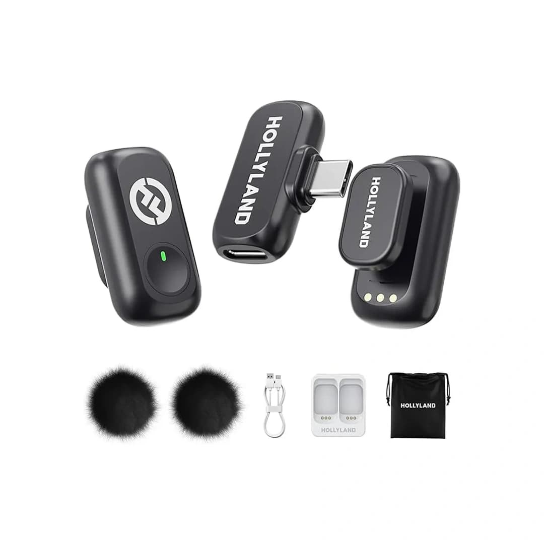 میکروفون یقهای بی سیم هالیلند Hollyland LARK A1 Mini Duo — تصویر ۶