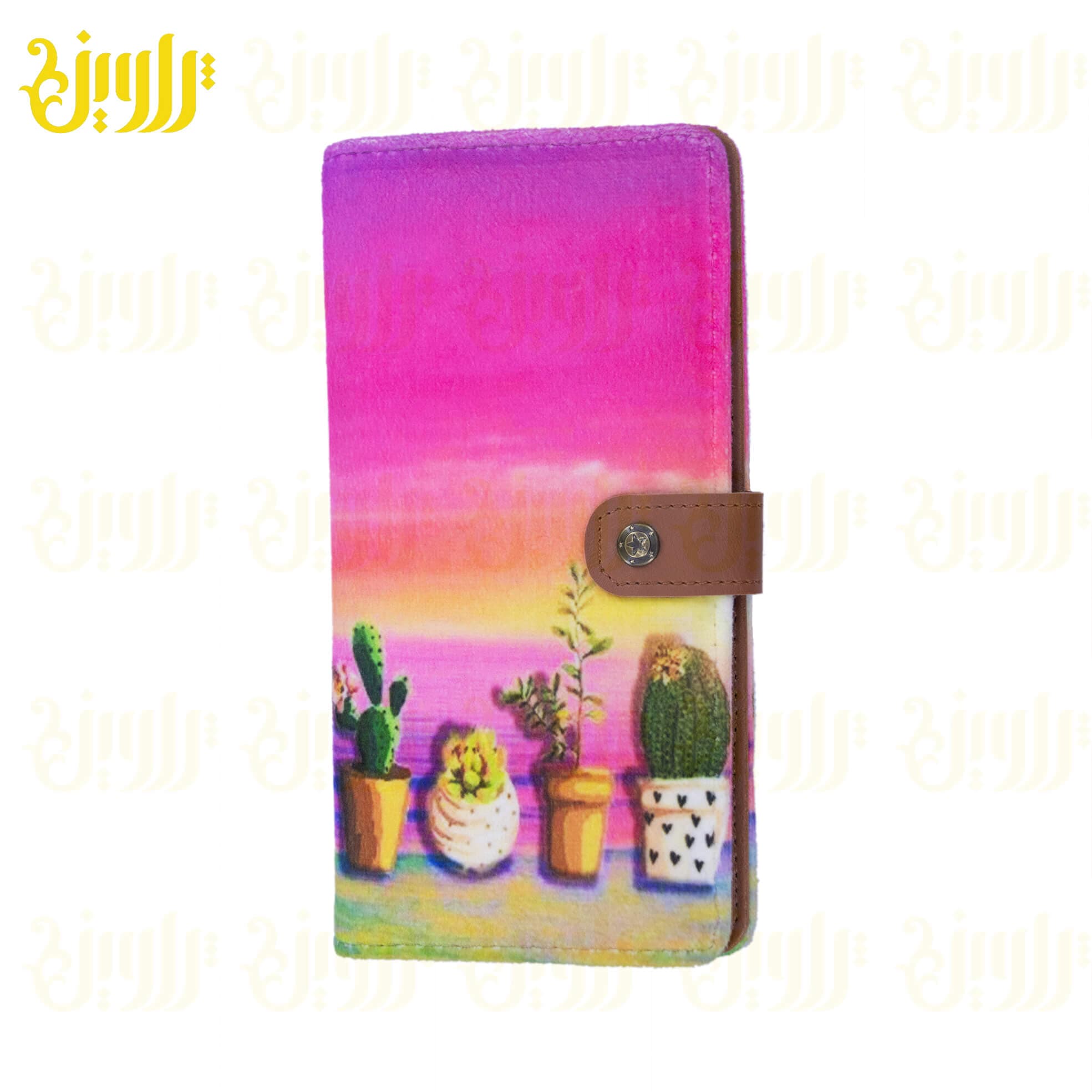 کیف پول دکمه ای طرح کاکتوس کد KM16