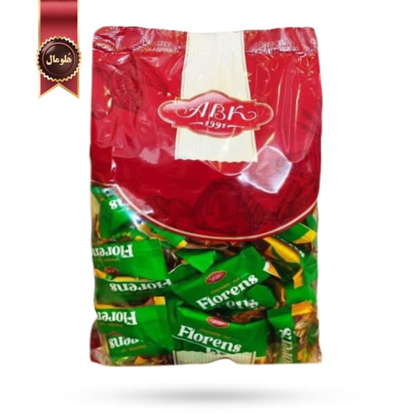 شکلات پذیرایی فلورنس ای بی کی ABK Florens با طعم کرم شکلات و فندق Chocolate-nut Taste وزن یک کیلویی (اورجینال)