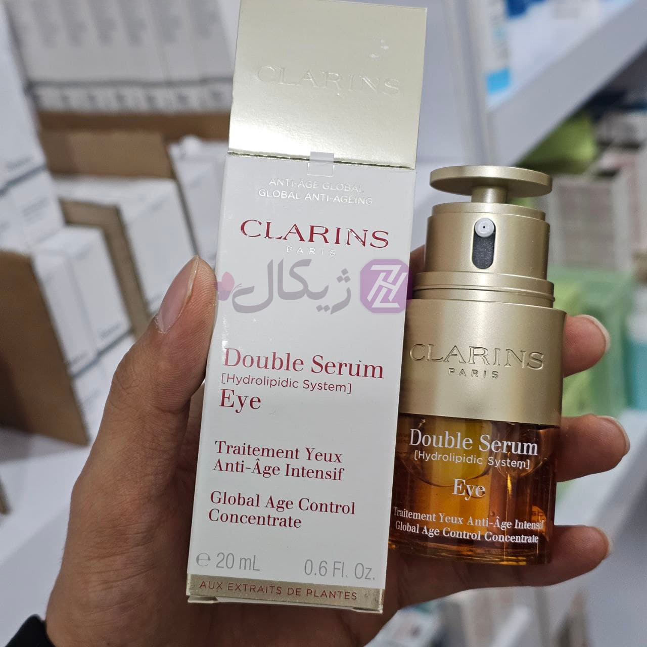 دابل سرم دور چشم کلارنس مدل Double حجم 20 میلی لیتر — تصویر ۸