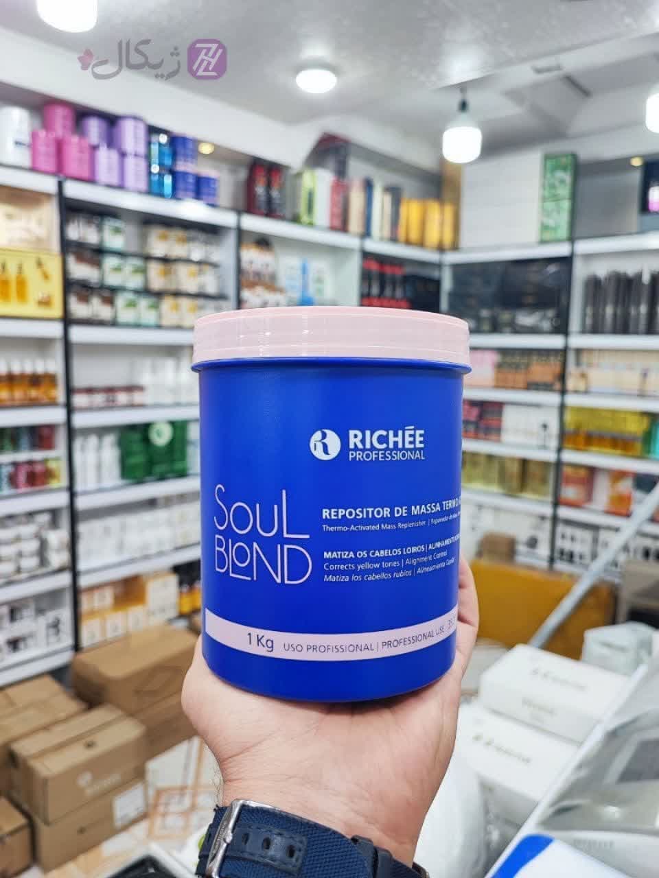 بوتاکس ترمیم کننده موی ریچ SOUL BLOND حجم 1000 گرم — تصویر ۳